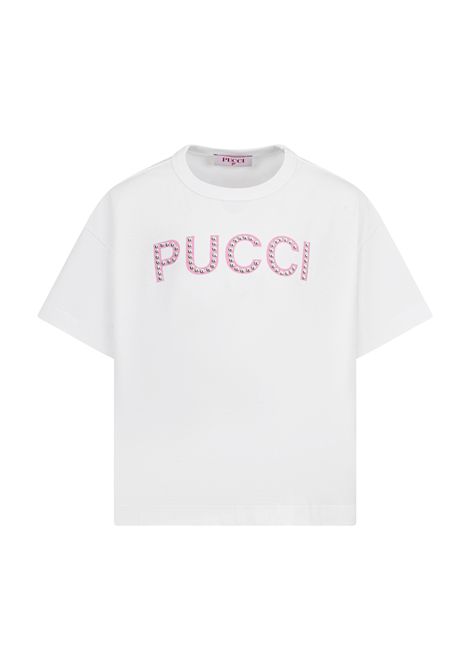 T-shirt con borchie EMILIO PUCCI | PY8B31 Z3672100FU